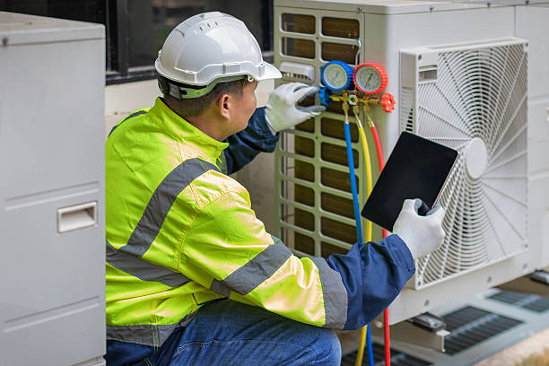 Professional Hvac technician working in Milford, PA